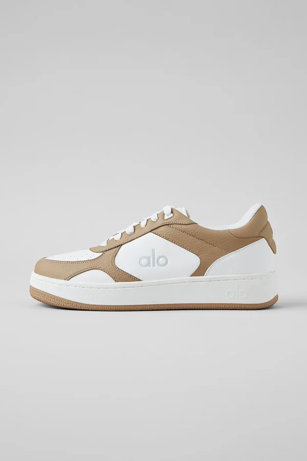 Alo Recovery Mode Sneaker - Gravel/White