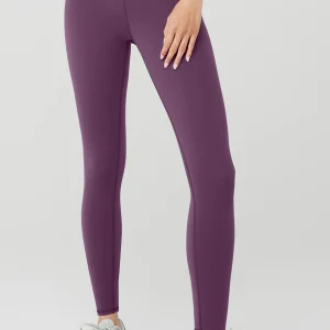 7/8 High-Waist Airbrush Legging - Dark Plum