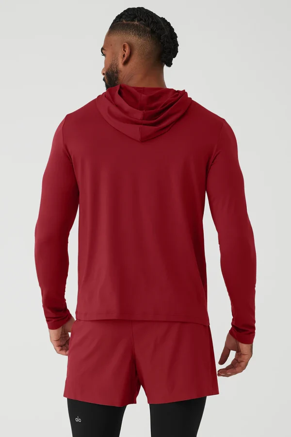 Conquer Reform Long Sleeve With Hood - Victory Red