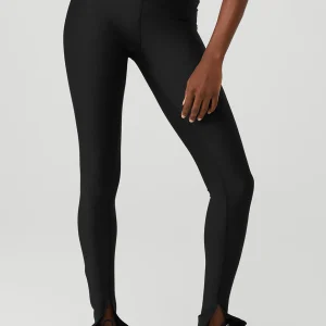 Airlift High-Waist Elongated Legging - Black