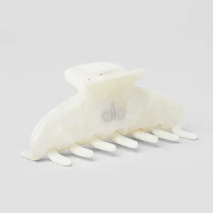 90's Claw Clip - White Pearl
