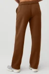 Accolade Straight Leg Sweatpant - Cinnamon Brown