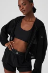Mesh Sheer Bliss Jacket - Black