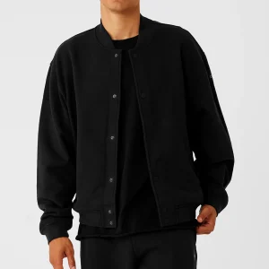 Renown Varsity Jacket - Black