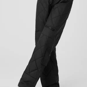 High-Waist Snowrider Puffer Pant - Black