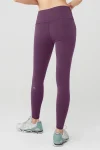 7/8 High-Waist Airbrush Legging - Dark Plum