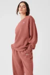 Accolade Crew Neck Pullover - Soft Terracotta