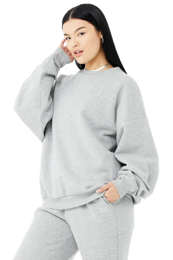 Accolade Crew Neck Pullover - Athletic Heather Grey