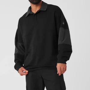 Mixmatch Rugby Sweatshirt - Black