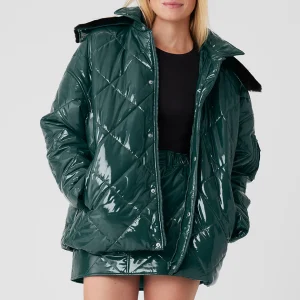 Snomoto Puffer Jacket - Midnight Green
