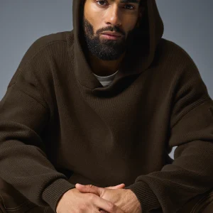 Scholar Hooded Sweater - Espresso