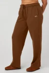 Accolade Straight Leg Sweatpant - Cinnamon Brown