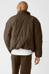Corduroy Stage Puffer - Espresso