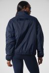 Latitude Light Weight 1/2 Zip Pullover Jacket – Navy