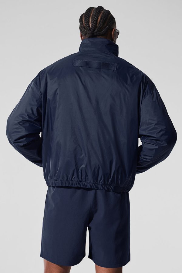 Latitude Light Weight 1/2 Zip Pullover Jacket – Navy