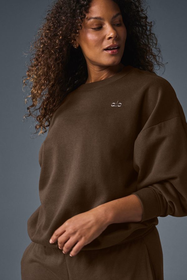 Accolade Crew Neck Pullover – Espresso