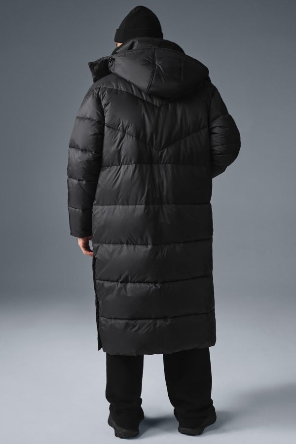 Gold Rush Puffer Trench ?C Black