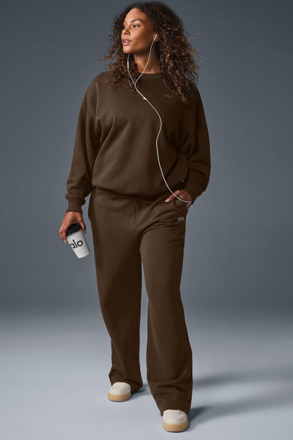 Accolade Straight Leg Sweatpant ?C Espresso