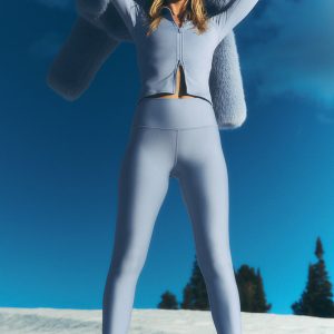 Airlift Winter Warm High-Waist Legging – Winter Frost