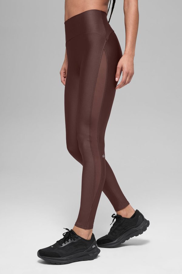 Airlift High-Waist Mesh Infatuation Legging – Brownstone