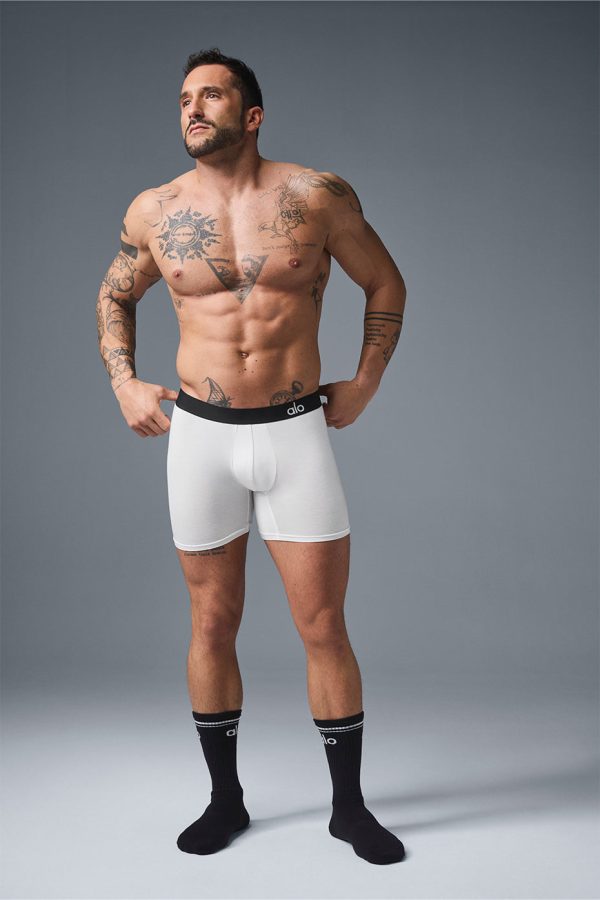 Day and Night Boxer – White