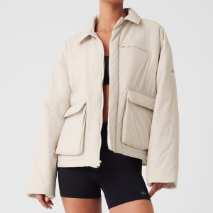 Voyage Utility Cargo Jacket ?C Bone