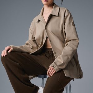 Edition Sueded Jacket ?C Gravel