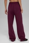 Accolade Straight Leg Sweatpant ?C Burgundy