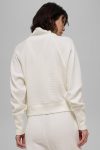 Waffle Weekend Escape Mock Neck Long Sleeve ?C Ivory