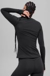 Airbrush Winter Warm Nocturne Long Sleeve ?C Black