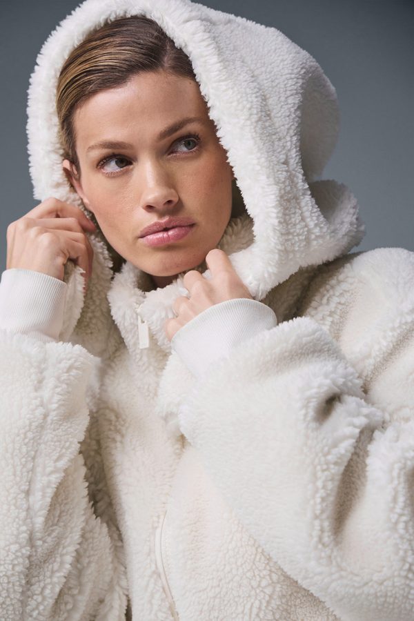 Foxy Sherpa Jacket ?C Ivory