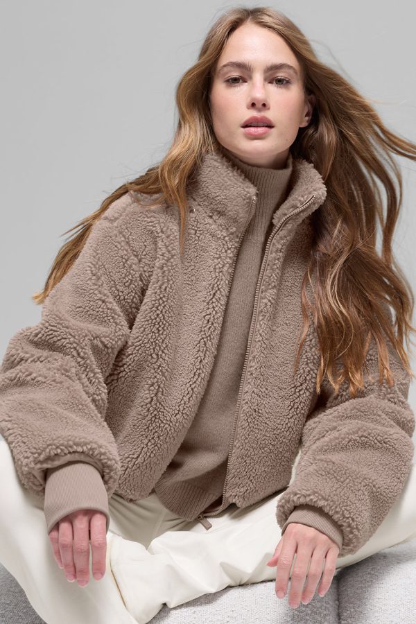 Foxy Sherpa Jacket ?C Chai Latte