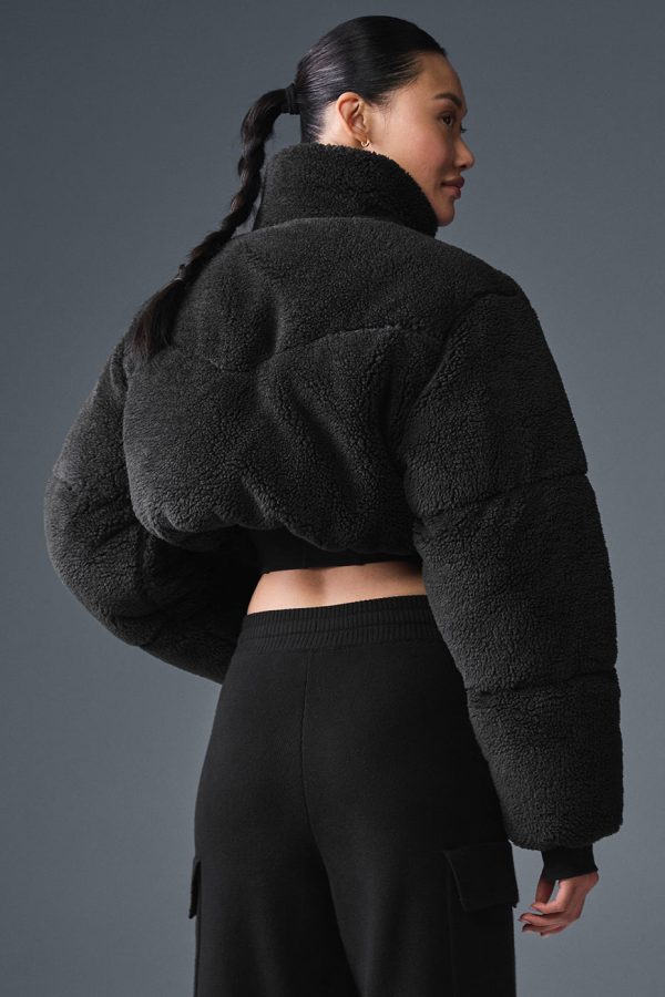 Sherpa Main Act Corset Puffer ?C Black