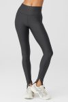 Airlift High-Waist Elongated Legging ?C Anthracite