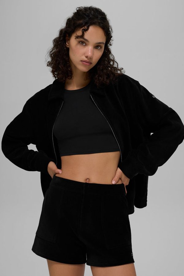 Micro Corduroy On Duty Short ?C Black