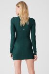 Euphoria Long Sleeve Dress ?C Midnight Green
